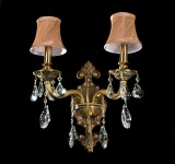 LAMPA ŚCIENNA KINKIET KRYSZTAŁOWY LUSSINARE W2