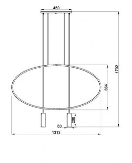 Lampa wisząca HOLAR 2 czarna Sollux TH.017CZ