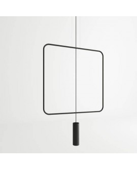 Lampa wisząca RANA 1 czarna Sollux TH.018CZ