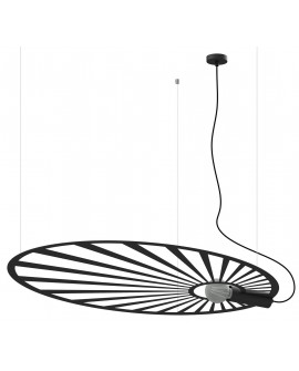 Lampa wisząca LEHDET czarna Sollux TH.001CZ