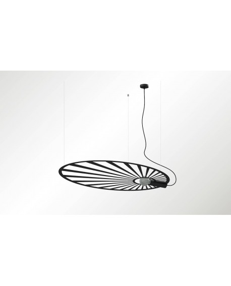 Lampa wisząca LEHDET czarna Sollux TH.001CZ