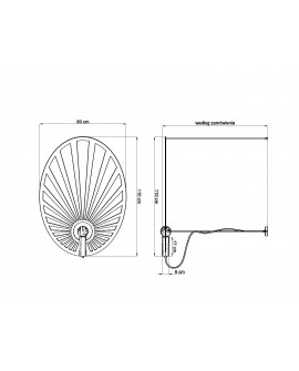 Lampa wisząca LEHDET czarna Sollux TH.001CZ