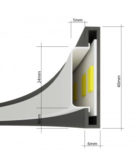 Żyrandol RIO 55 biały LED 3000K Sollux TH.105