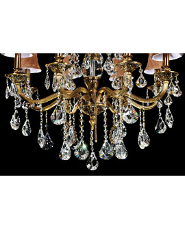 KLASYCZNY ŻYRANDOL KRYSZTAŁOWY LUSSINARE W8