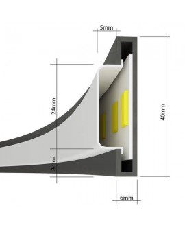 Żyrandol RIO 110 biały LED 3000K Sollux TH.104