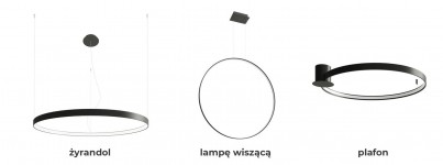 Lampa wisząca RIO 55 biały LED 3000K Sollux TH.113