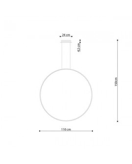 Lampa wisząca RIO 110 biały LED 3000K Sollux TH.121