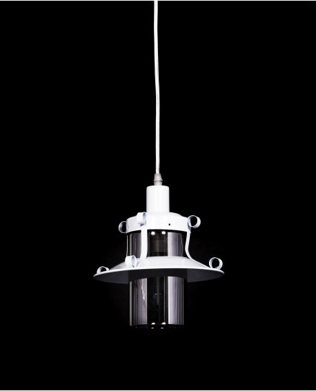 LAMPA WISZĄCA INDUSTRIALNA LOFT BIAŁA CAPRI W1