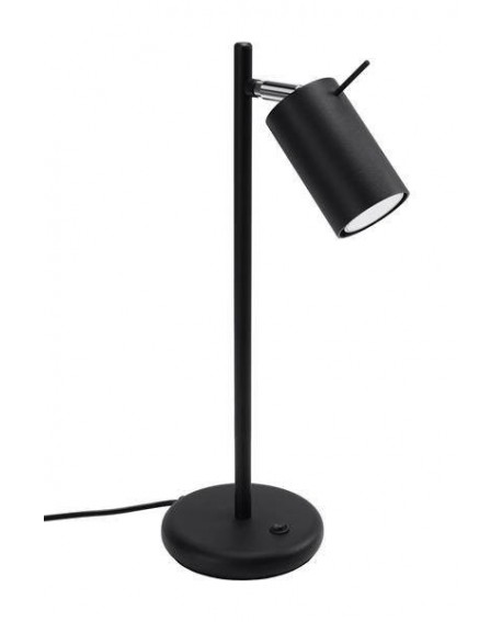 Lampa biurkowa RING czarna Sollux SL.1091
