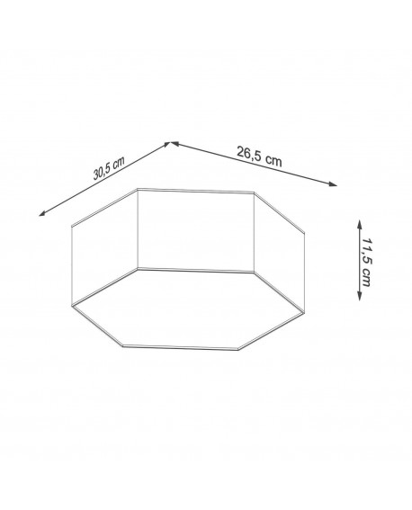 Plafon SUNDE 11 biały Sollux SL.1056