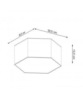 Plafon SUNDE 13 biały Sollux SL.1057