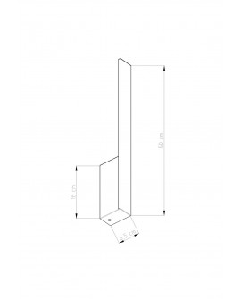 Kinkiet LAHTI S czarny LED 3000K Sollux TH.183