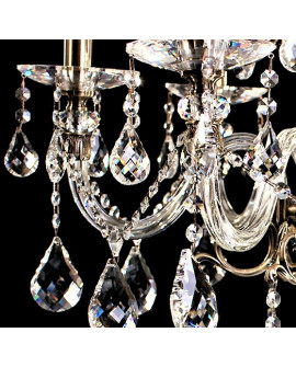 KLASYCZNY ŻYRANDOL KRYSZTAŁOWY BIANCA W6