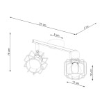 Plafon BELUCI 2 biały Sollux SL.1112