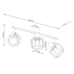 Plafon BELUCI 3 biały Sollux SL.1113