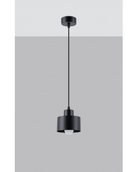 Lampa wisząca SAVAR 1 czarna Sollux SL.1132