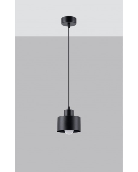 Lampa wisząca SAVAR 1 czarna Sollux SL.1132