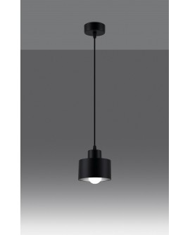 Lampa wisząca SAVAR 1 czarna Sollux SL.1132