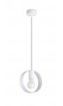 Lampa wisząca TITRAN 1 biała Sollux SL.1137
