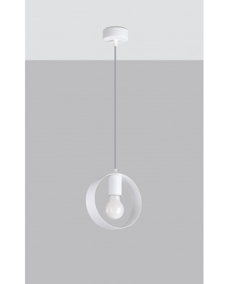 Lampa wisząca TITRAN 1 biała Sollux SL.1137