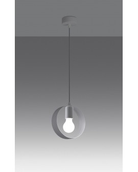 Lampa wisząca TITRAN 1 biała Sollux SL.1137