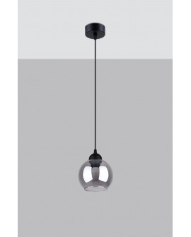 Lampa wisząca ALINO 1 czarna Sollux SL.1141