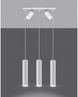 Lampa wisząca RING 3 biały Sollux SL.1098