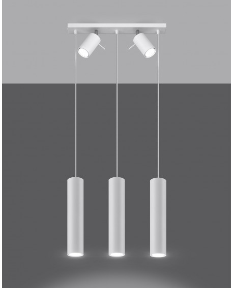 Lampa wisząca RING 3 biały Sollux SL.1098