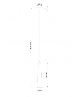 Lampa wisząca SULA 1 naturalne drewno Sollux SL.1100