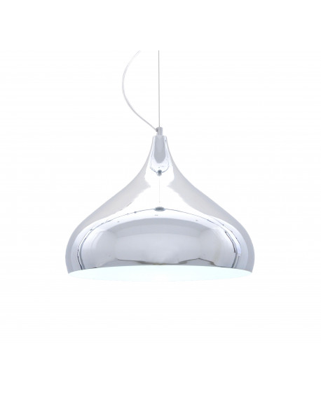 NOWOCZESNA LAMPA WISZĄCA CHROMOWANA FOLINA