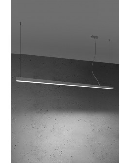 Lampa wisząca PINNE 200 szara 4000K Sollux TH.233