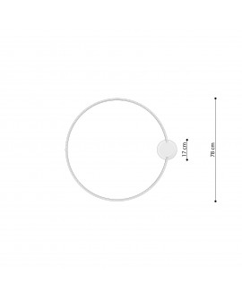 Plafon RIO 78 złoty LED 4000K Sollux TH.225