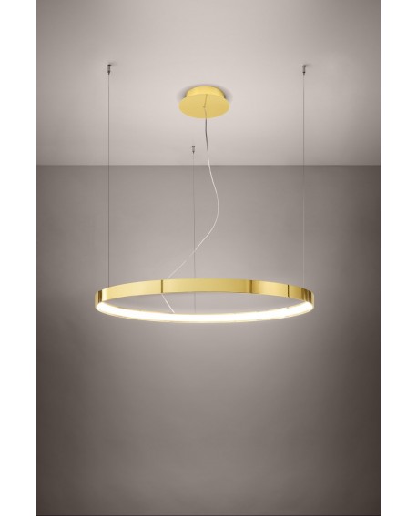 Lampa wisząca RIO 78 złoty połysk LED 3000K Sollux TH.246