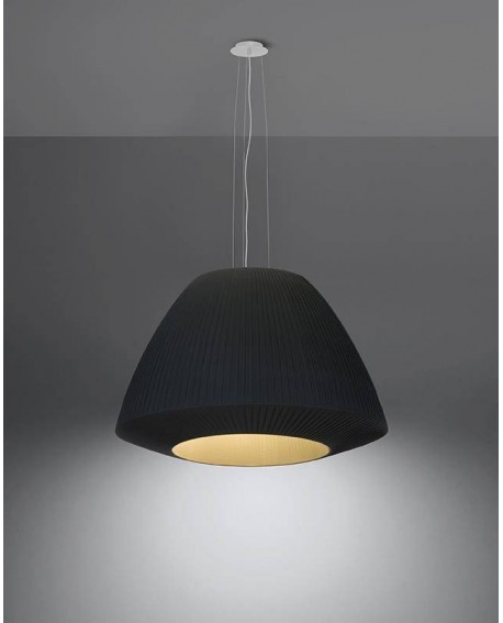 Żyrandol BELLA 60 czarny Sollux SL.0734