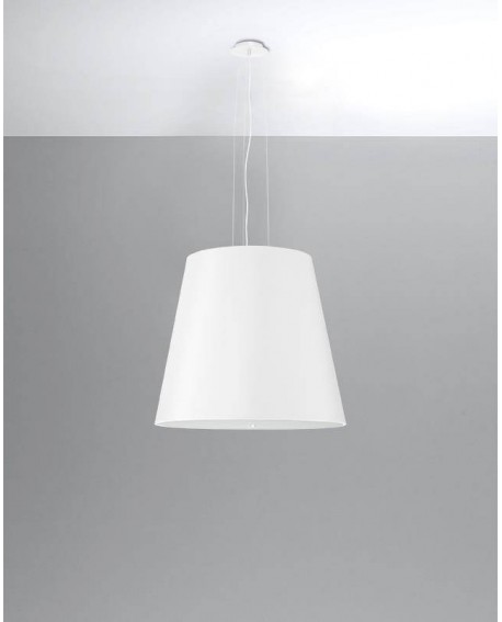 Żyrandol GENEVE 50 biały Sollux SL.0735
