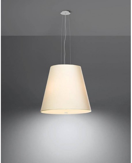 Żyrandol GENEVE 50 biały Sollux SL.0735