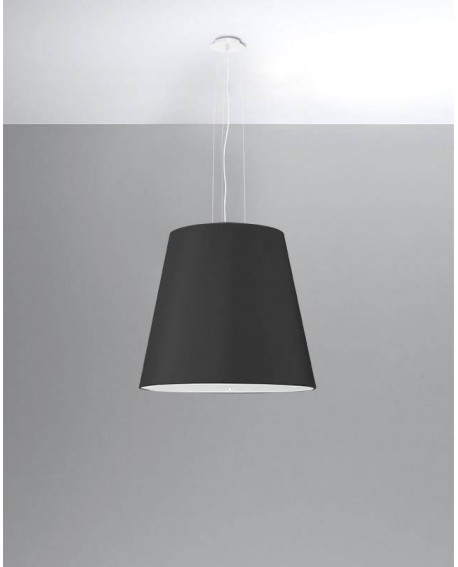 Żyrandol GENEVE 50 czarny Sollux SL.0736