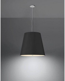 Żyrandol GENEVE 50 czarny Sollux SL.0736