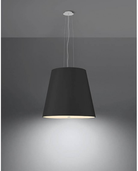 Żyrandol GENEVE 50 czarny Sollux SL.0736