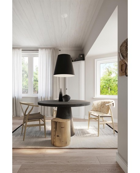Żyrandol GENEVE 50 czarny Sollux SL.0736