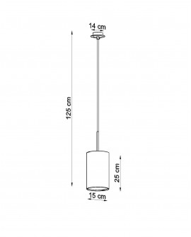 Żyrandol OTTO 15 czarny Sollux SL.0742