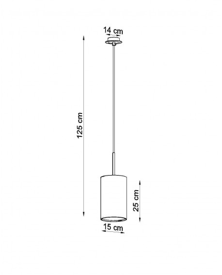 Żyrandol OTTO 15 czarny Sollux SL.0742