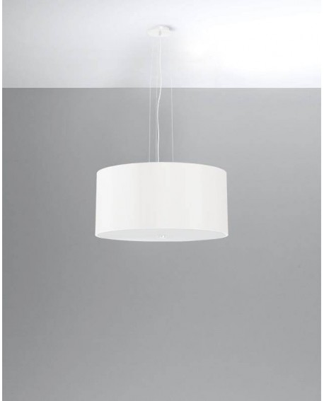 Żyrandol OTTO 50 biały Sollux SL.0743