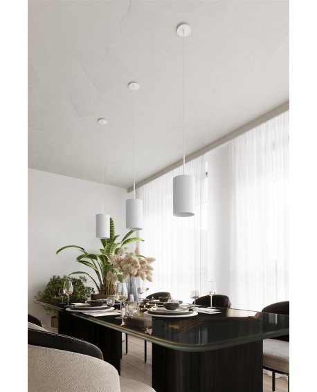 Żyrandol OTTO 50 biały Sollux SL.0743