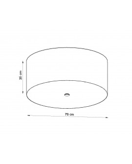 Plafon OTTO 70 biały Sollux SL.0793