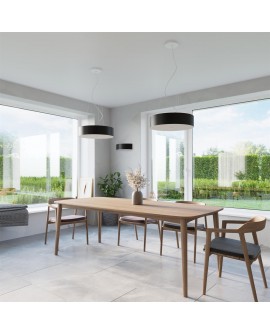 Żyrandol SKALA 100 czarny Sollux SL.0808