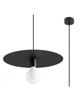 Lampa wisząca FLAVIO czarna Sollux SL.0853