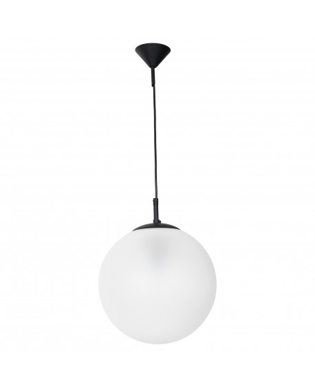 LAMPA WISZĄCA GLOBE BLACK (mleczna kula) ALDEX 562G6