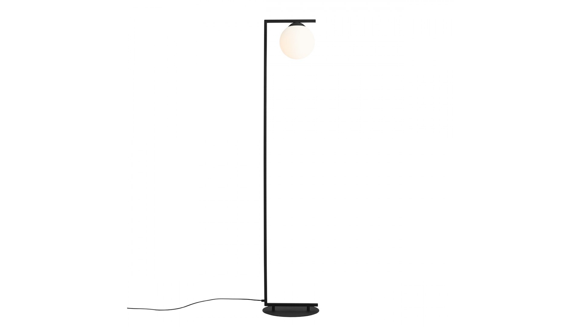 LAMPA STOJĄCA ZAC BLACK (klosz na dół) ALDEX 1038A1_1
