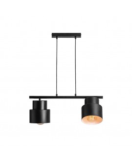 LAMPA WISZĄCA KADM I 2 BLACK ALDEX 1028H1 